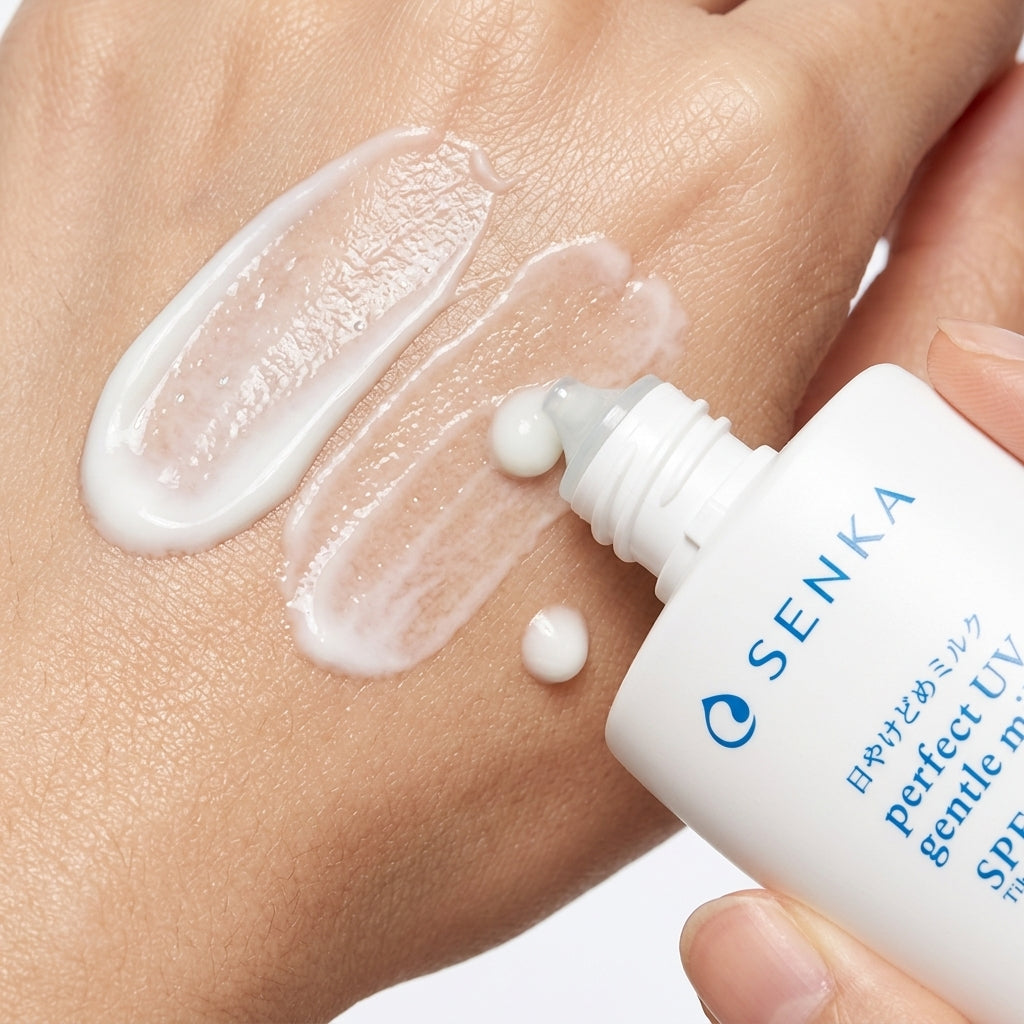 SENKA Perfect UV Gentle Milk SPF50+ PA+++