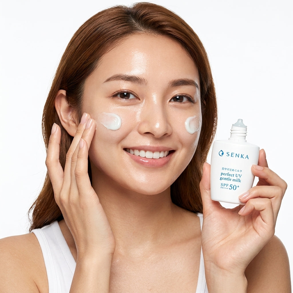 SENKA Perfect UV Gentle Milk SPF50+ PA+++