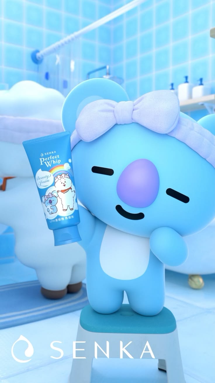 Senka Perfect Whip cleansing Foam-BT21 Limited edition